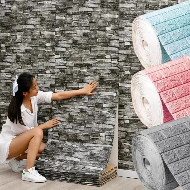 Craft Foam Roll - Adesivi Murali 3D in Schiuma Effetto