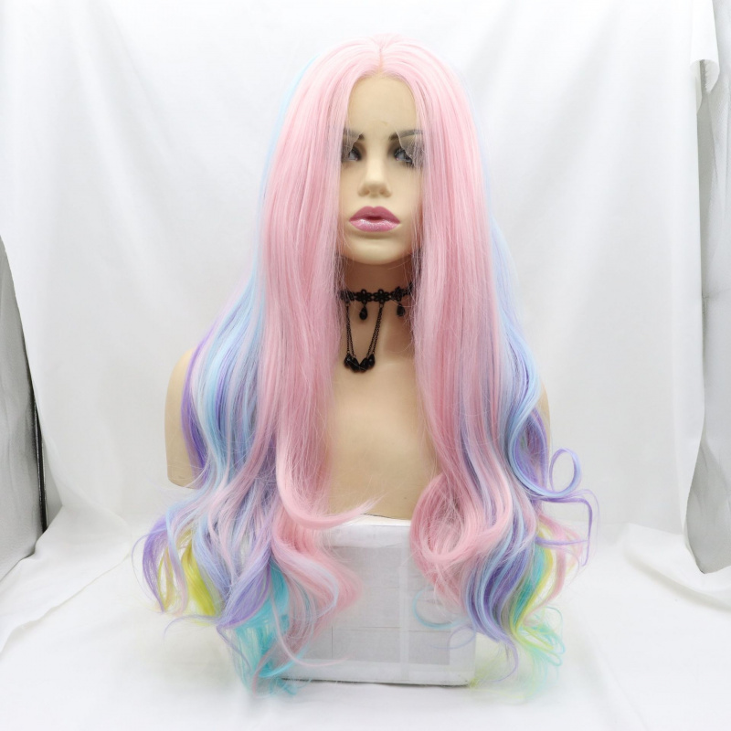 Wig Fiber Net - Parrucca sintetica Halloween con parte frontale