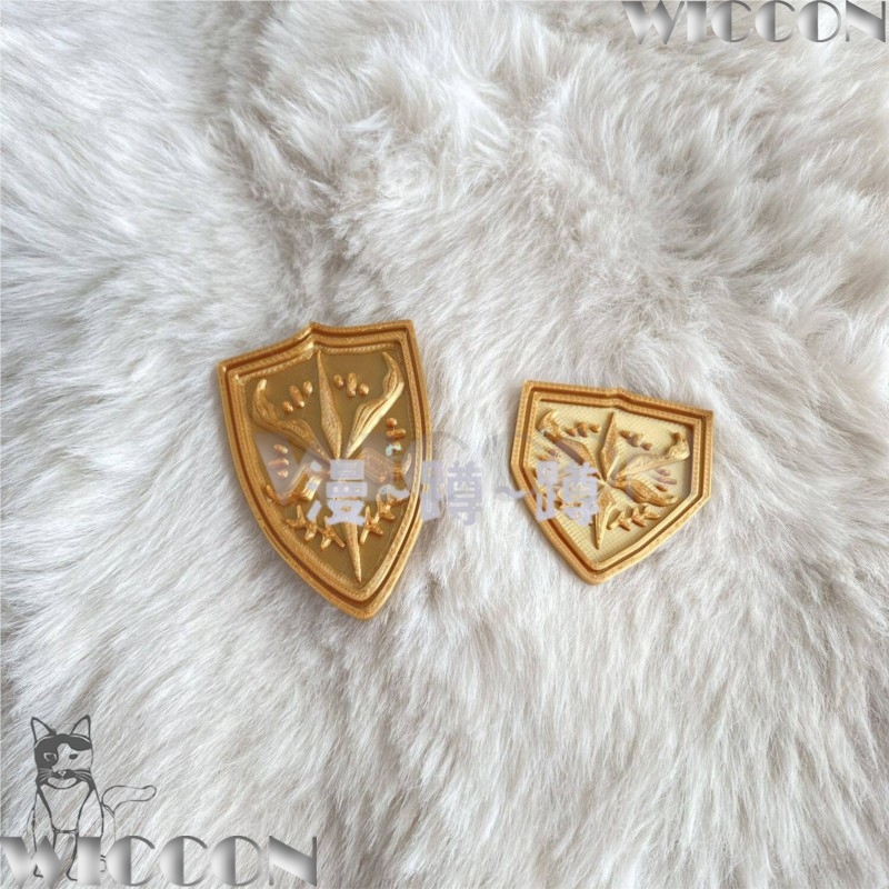 Emblema scolastico dorato tsuk - Cosplay Prop 3D Print Settings recensione e prezzo