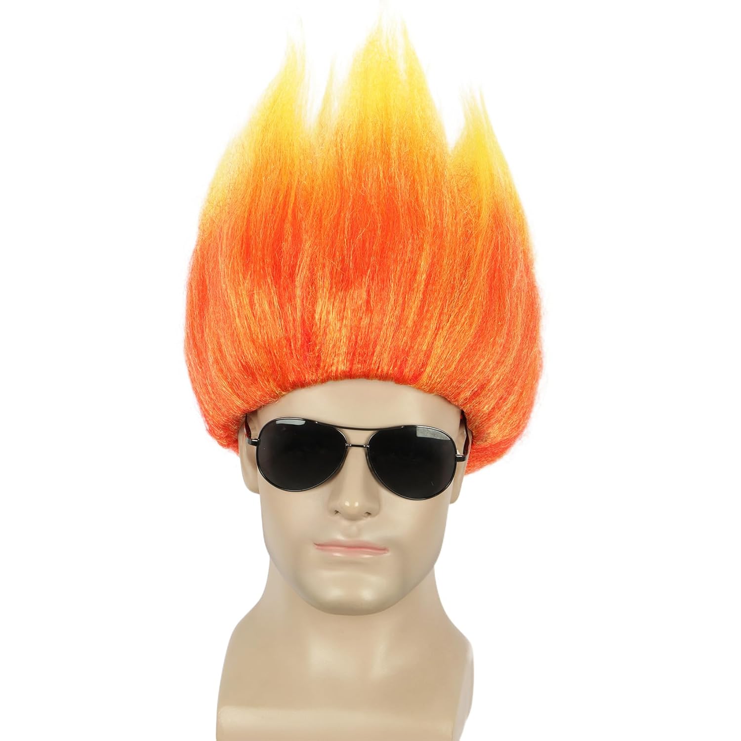 Parrucca corta arancione Parru - Cosplay Flame Prop recensione e prezzo