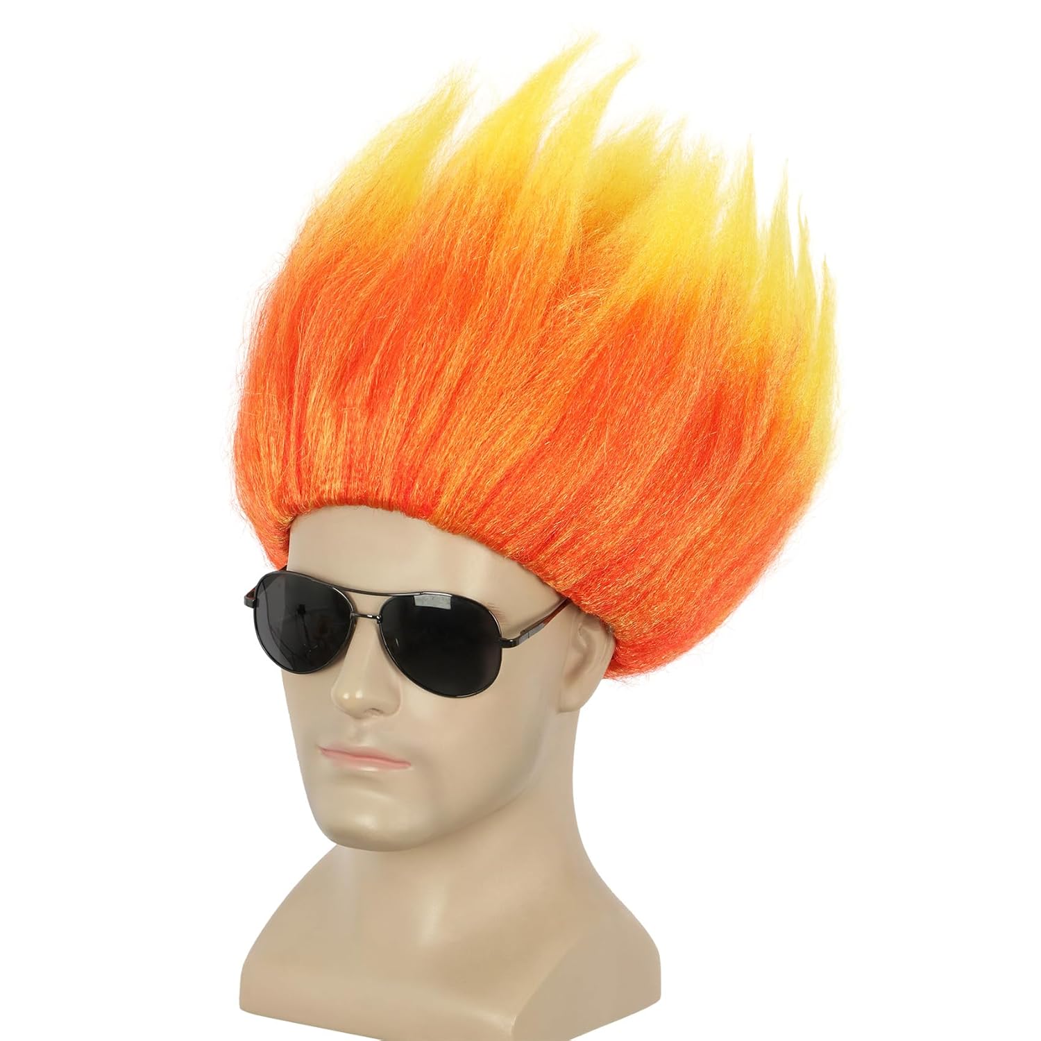 Parrucca corta arancione Parru - Cosplay Flame Prop recensione e prezzo